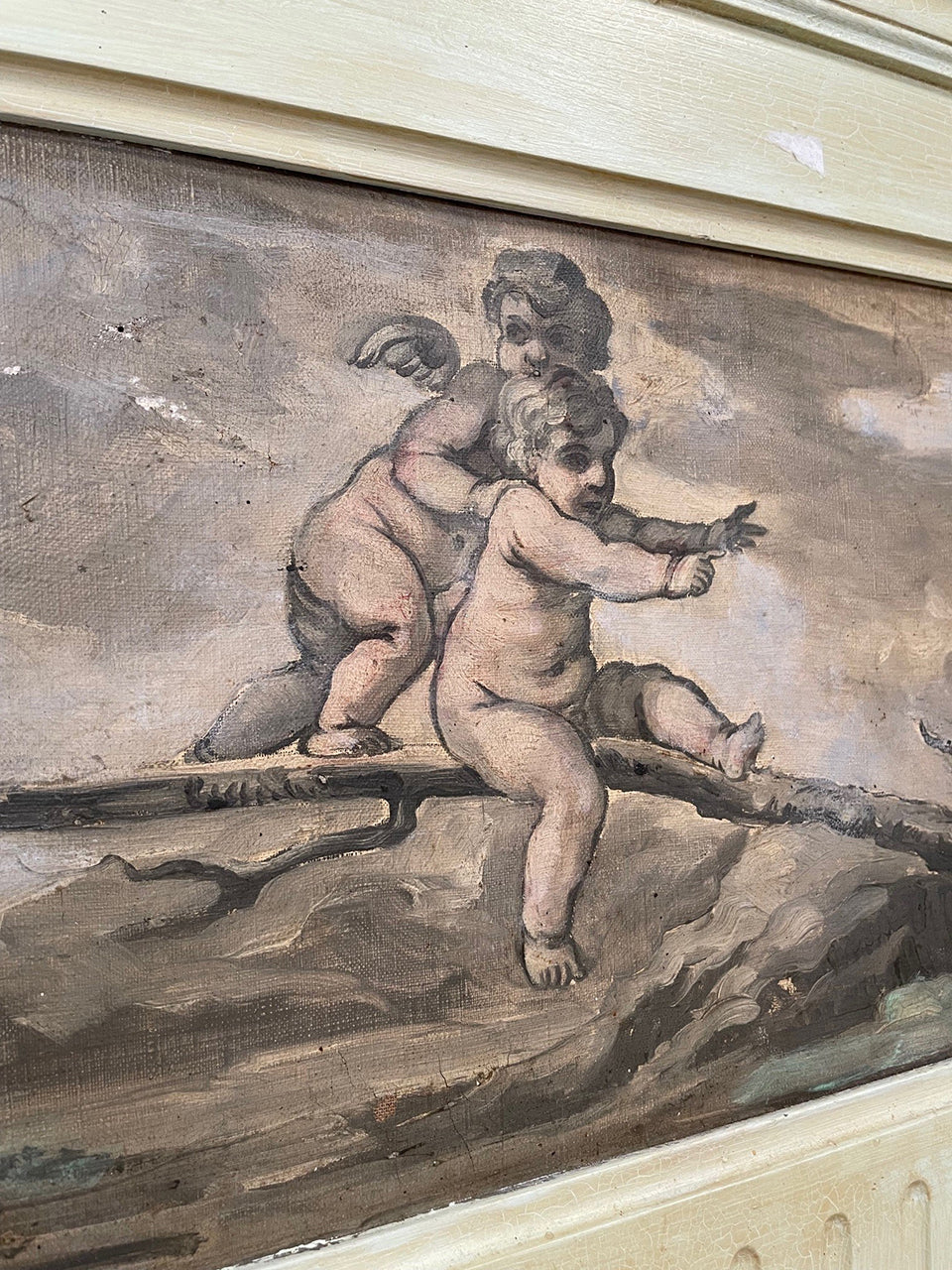 Louis XVI trumeau mirror