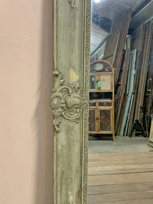 Large grey Restoration period mirror