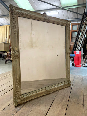 Large grey Restoration period mirror