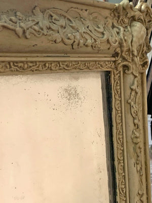 Large grey Restoration period mirror