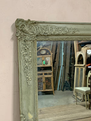 Large grey Restoration period mirror