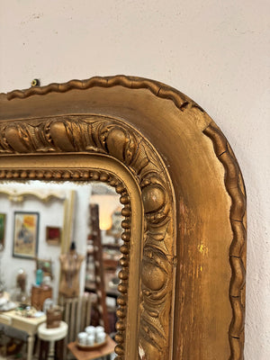Carved Louis Philippe mirror