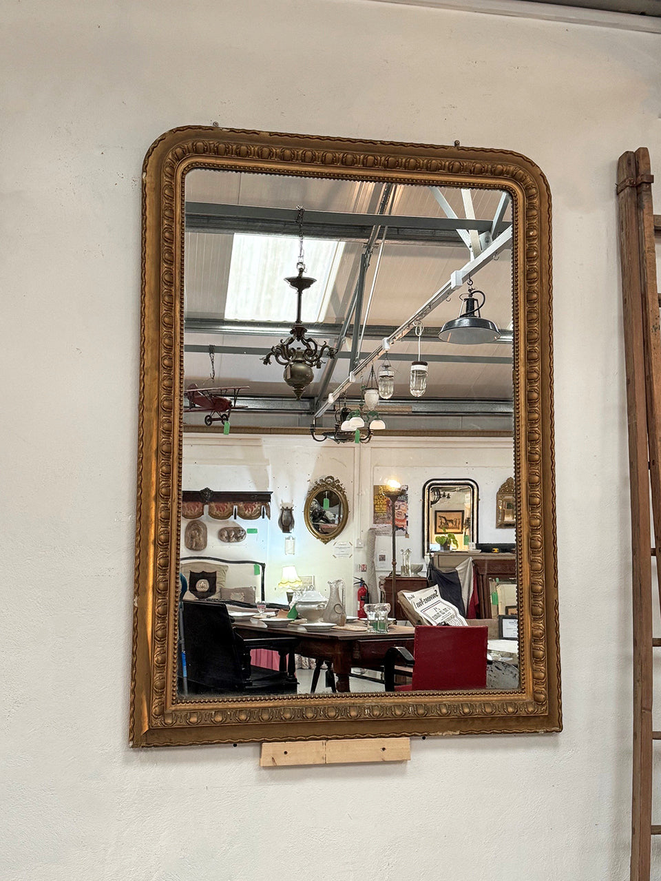 Carved Louis Philippe mirror