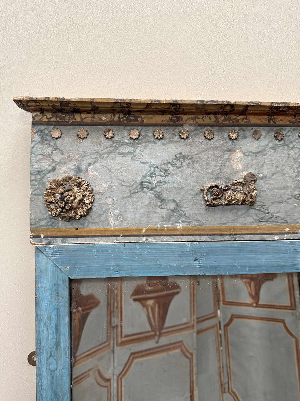 18th century trumeau mirror