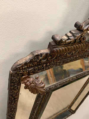 Late 1700's cushion mirror