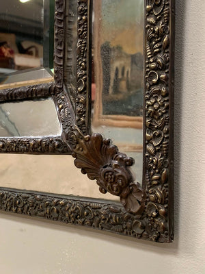 Late 1700's cushion mirror