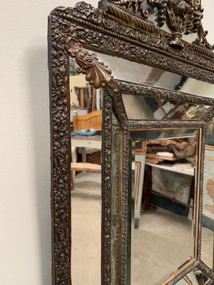 Late 1700's cushion mirror