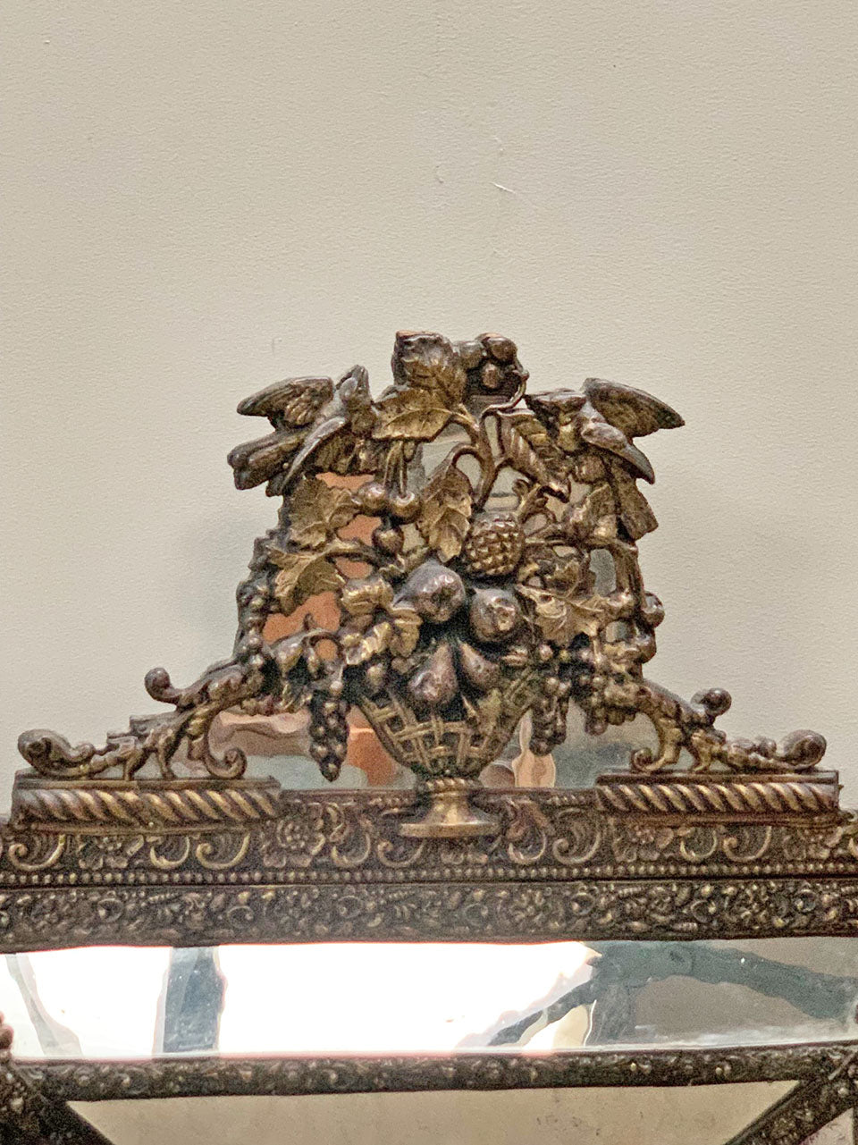 Late 1700's cushion mirror