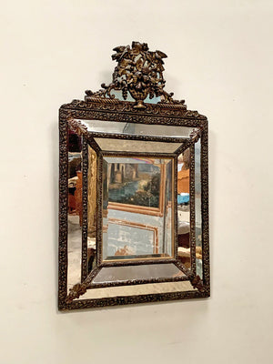 Late 1700's cushion mirror