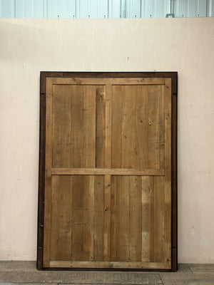 Large hardwood mirror