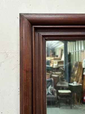 Large hardwood mirror