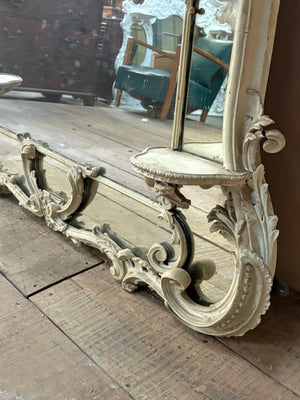 Large rococo mirror