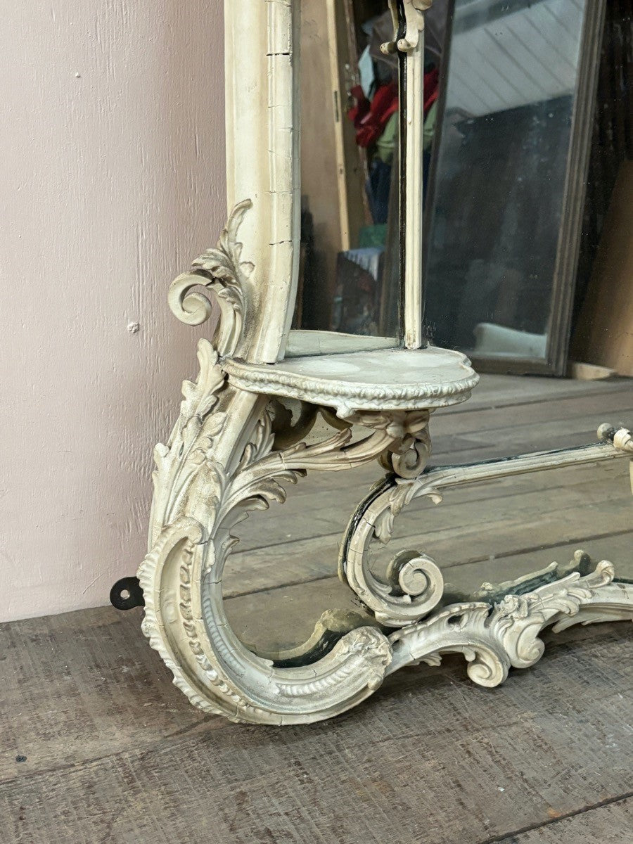 Large rococo mirror