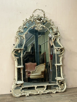 Large rococo mirror