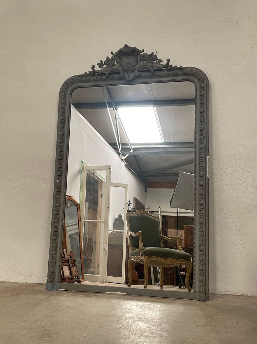 Painted Louis Philippe mirror