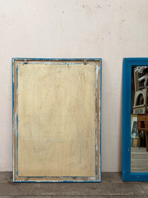 Pair of blue mirrors