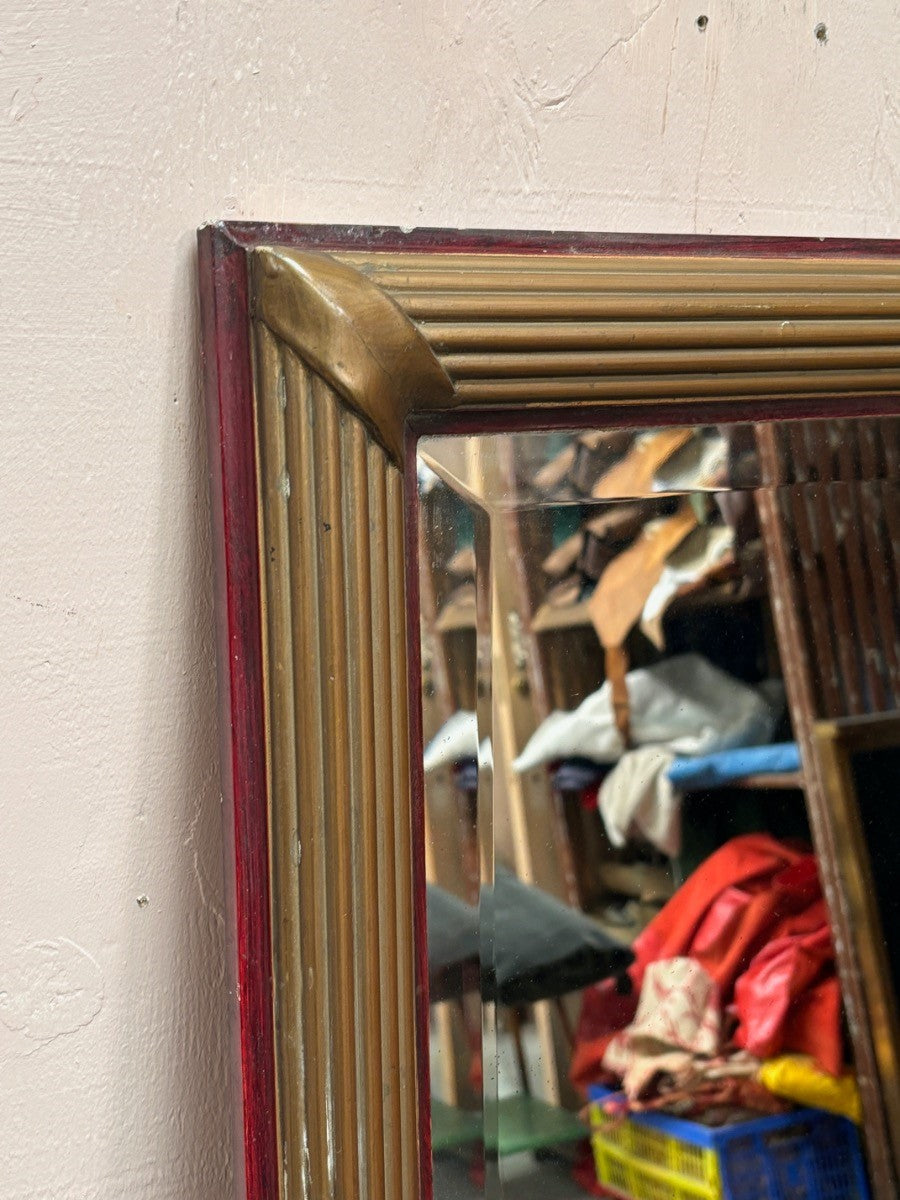 1900's reeded mirror