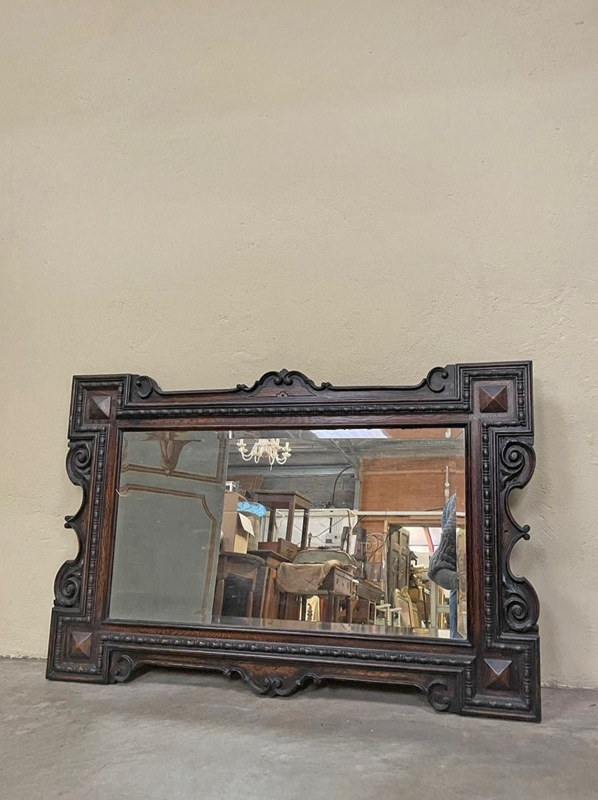 Stepped frame mirror