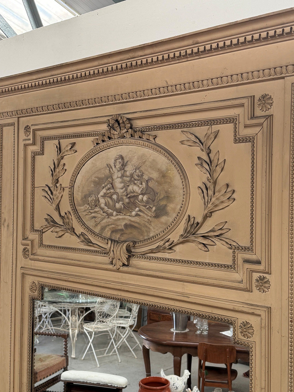 Large trumeau mirror