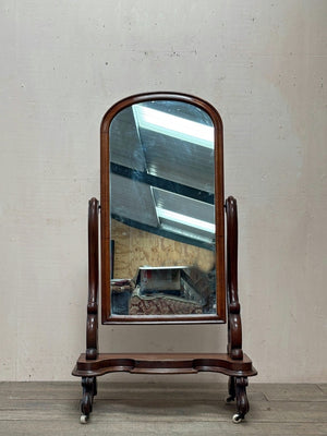Victorian cheval mirror (Reserved)