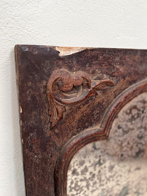 Foxed plate wardrobe door
