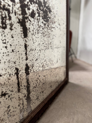 Foxed plate wardrobe door