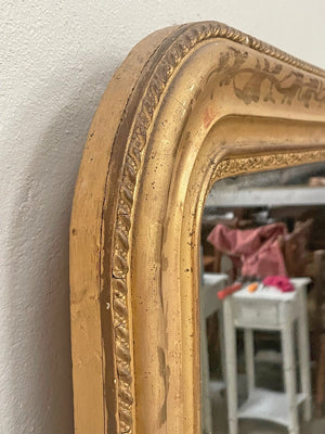 Pretty water gilded mirror