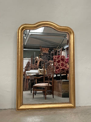 Louis Philippe mirror with wavy top