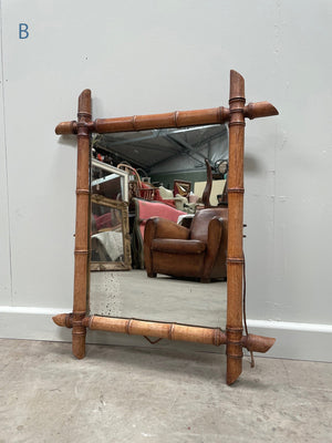 Faux bamboo mirrors (from £55-£95)