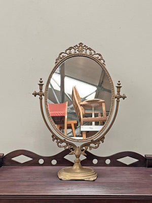 Tall table top mirror