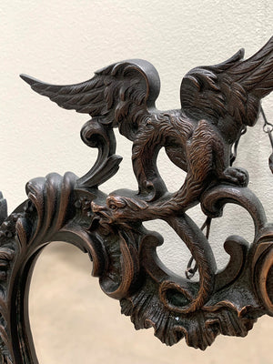 Bronze wall mirror