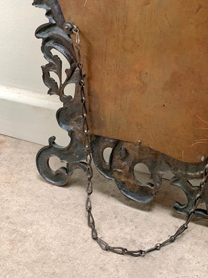 Bronze wall mirror