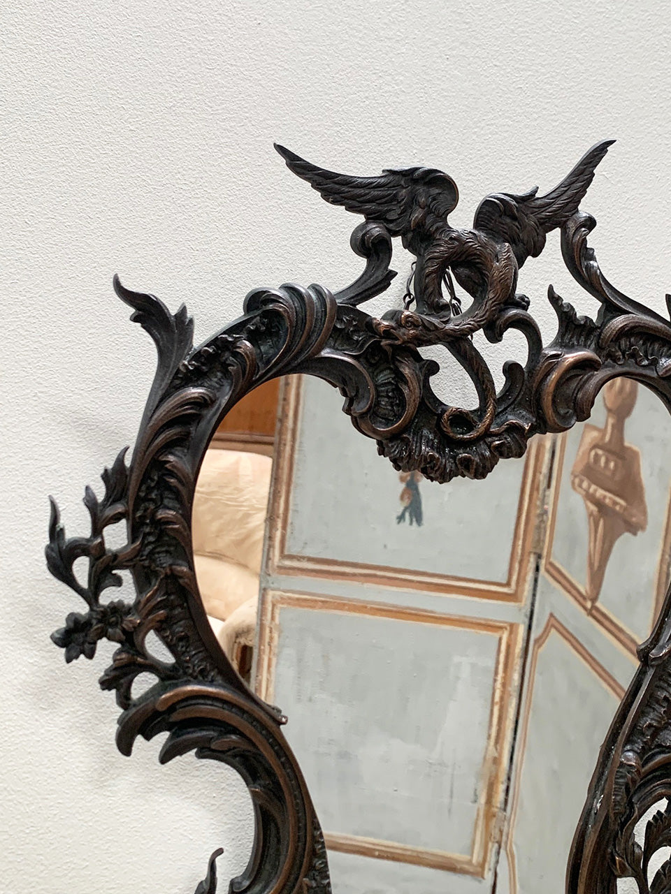 Bronze wall mirror