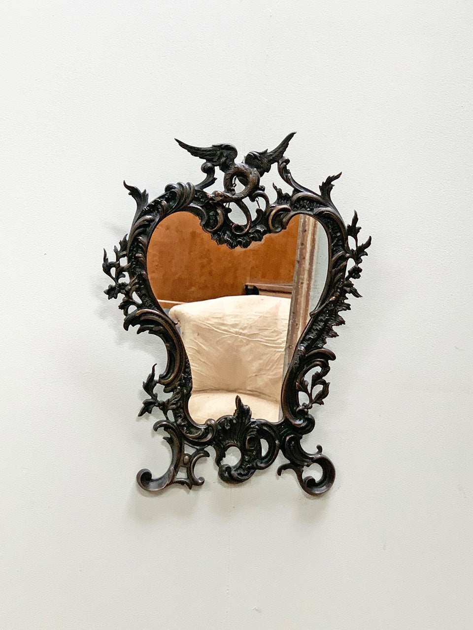 Bronze wall mirror