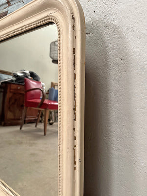 Cream painted Louis Philippe mirror