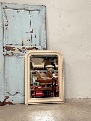 Cream painted Louis Philippe mirror