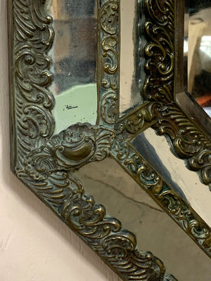 Large cushion mirror