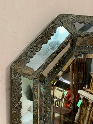 Large cushion mirror