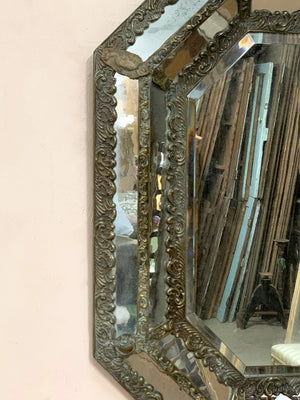 Large cushion mirror
