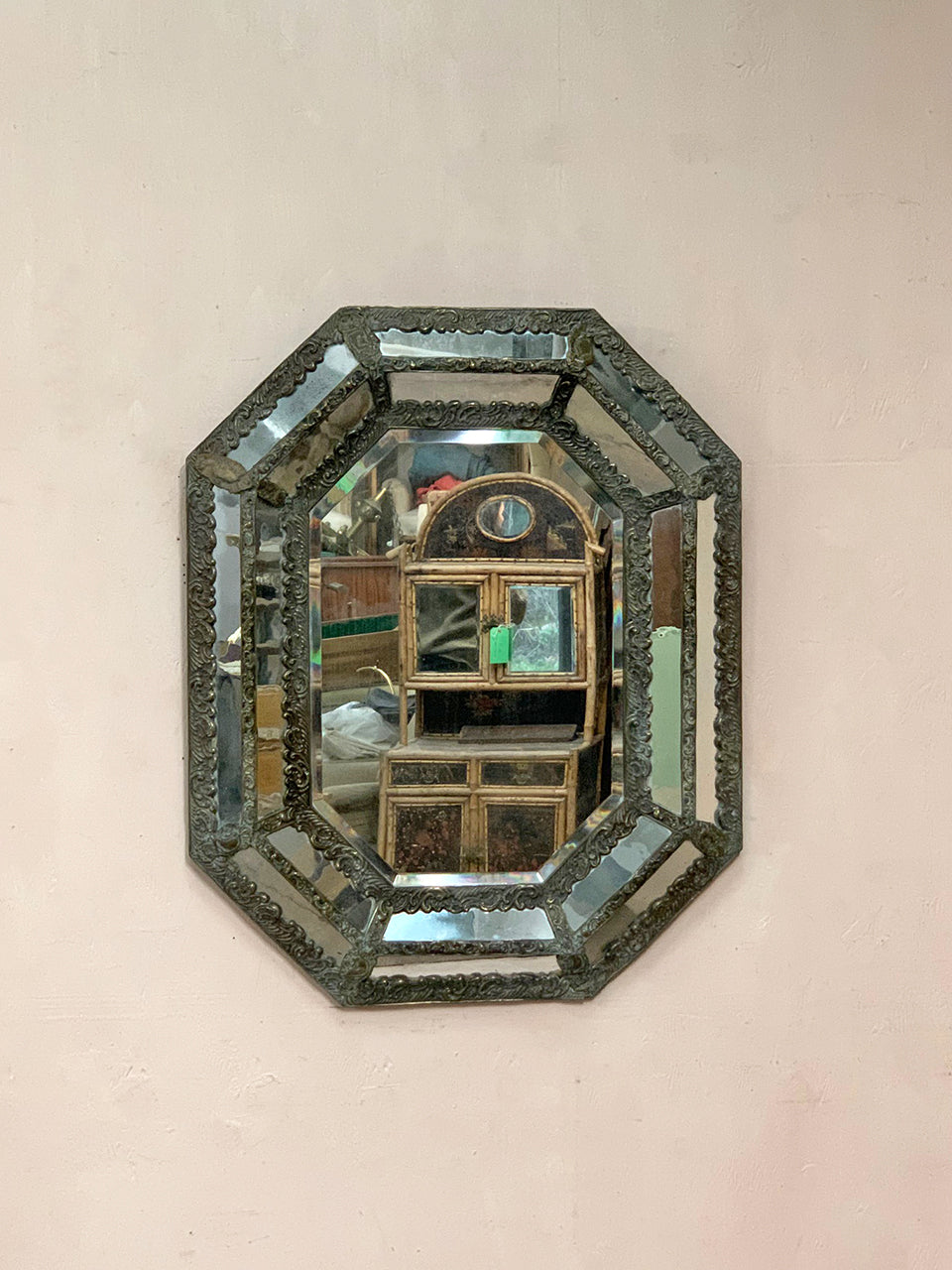 Large cushion mirror