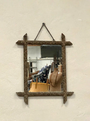 Ornate frame wall mirror