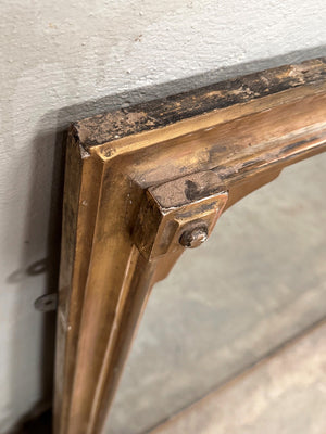 Foxed overmantle mirror