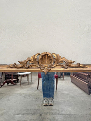 Foxed overmantle mirror