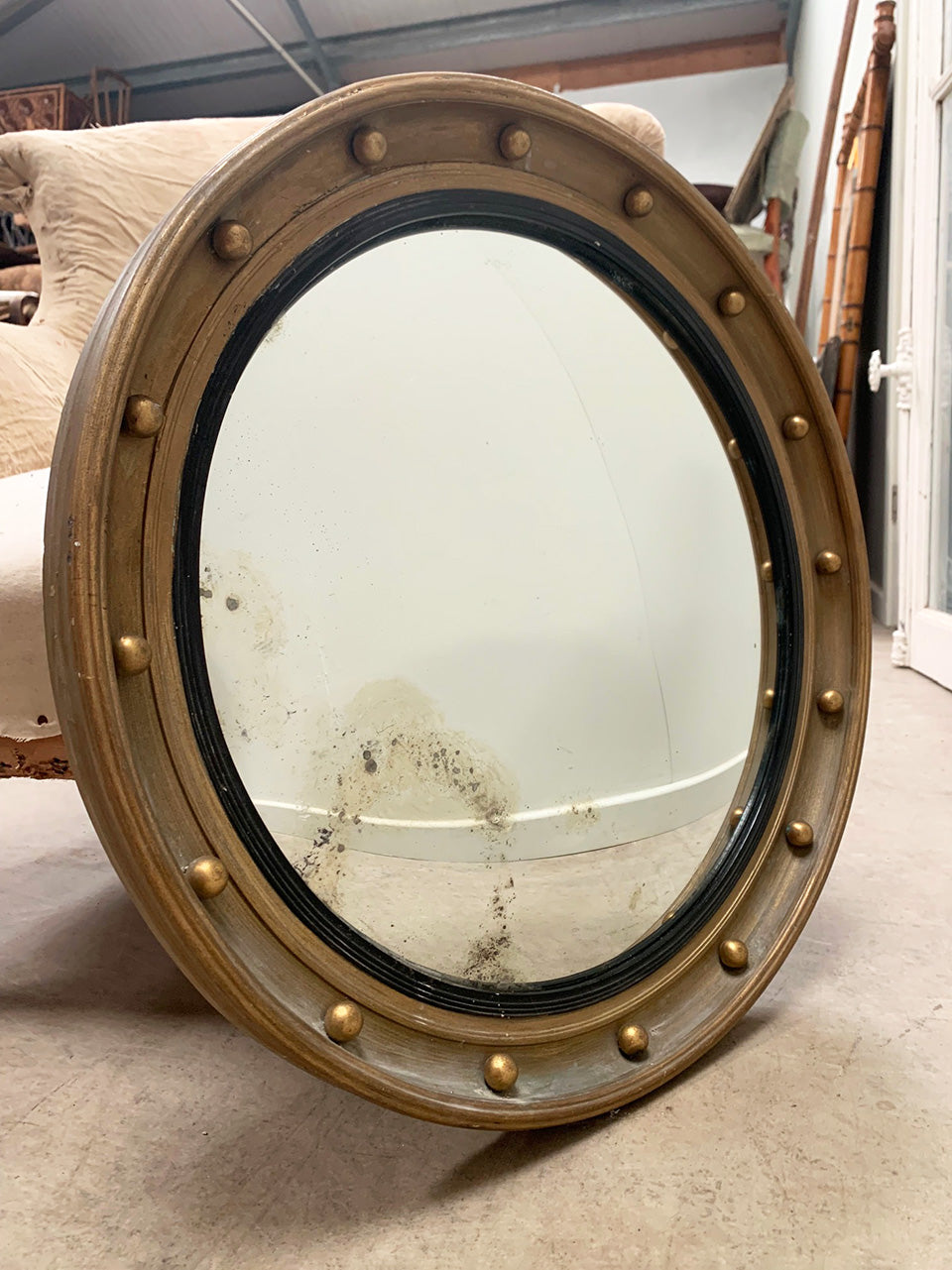 Large convex mirror