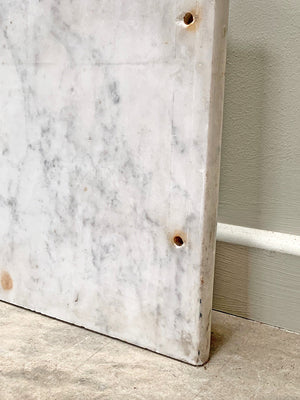 Marble upstand with mirror