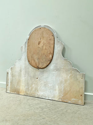 Marble upstand with mirror