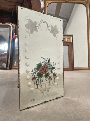 1920's etched mirror