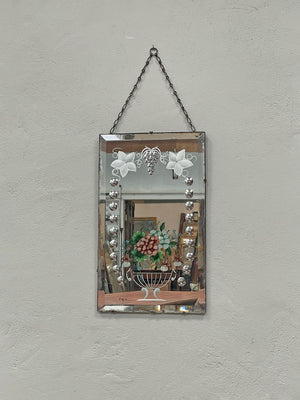 1920's etched mirror