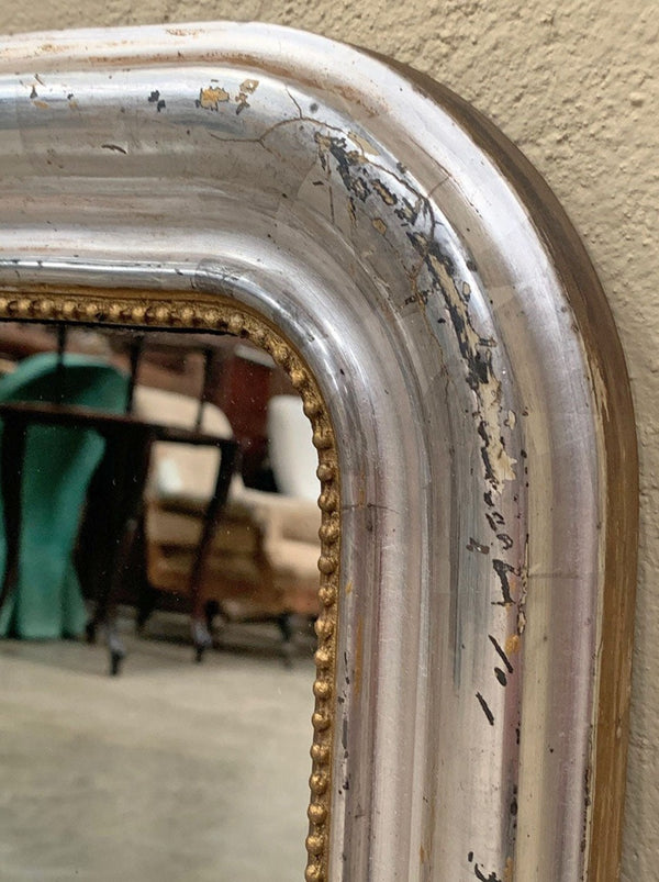 Small silver Louis Philippe mirror The French House York