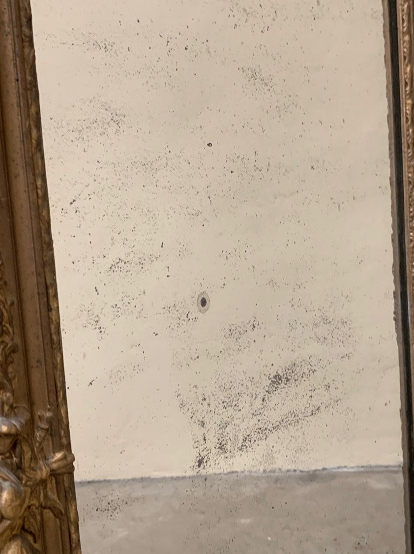 Slim foxed plate mirror